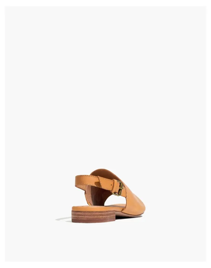 Women The Noelle Slingback Sandal In Leather Desert Camel Madewell Sandals Women The Noelle Slingback Sandal In Leather Desert Camel Madewell Sandals