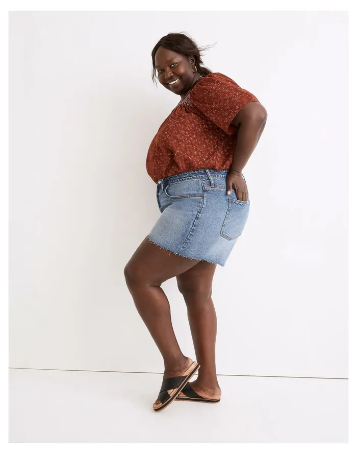 Women The Plus Curvy Perfect Jean Short In Burnett Wash Burnett Wash Madewell Shorts Women The Plus Curvy Perfect Jean Short In Burnett Wash Burnett Wash Madewell Shorts