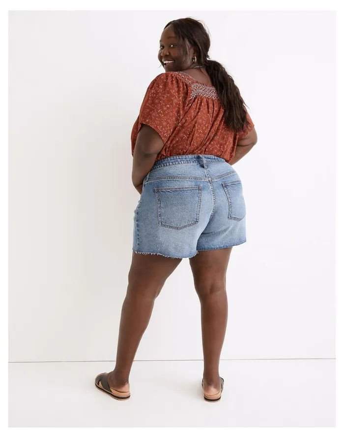 Women The Plus Curvy Perfect Jean Short In Burnett Wash Burnett Wash Madewell Shorts Women The Plus Curvy Perfect Jean Short In Burnett Wash Burnett Wash Madewell Shorts