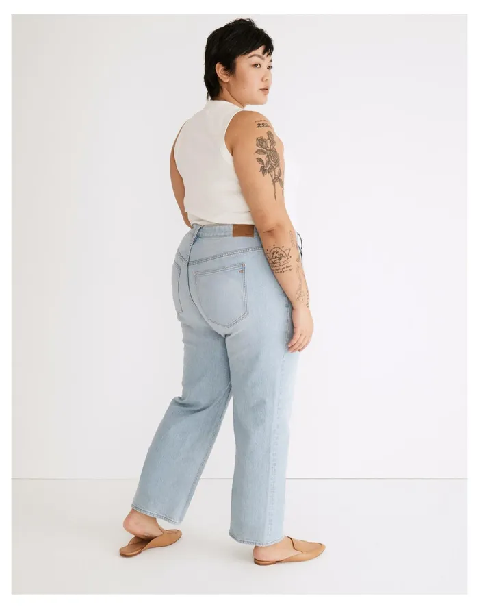 Women The Plus Perfect Vintage Wide Leg Crop Jean In Edmunds Wash Edmunds Wash Madewell Jeans Women The Plus Perfect Vintage Wide Leg Crop Jean In Edmunds Wash Edmunds Wash Madewell Jeans