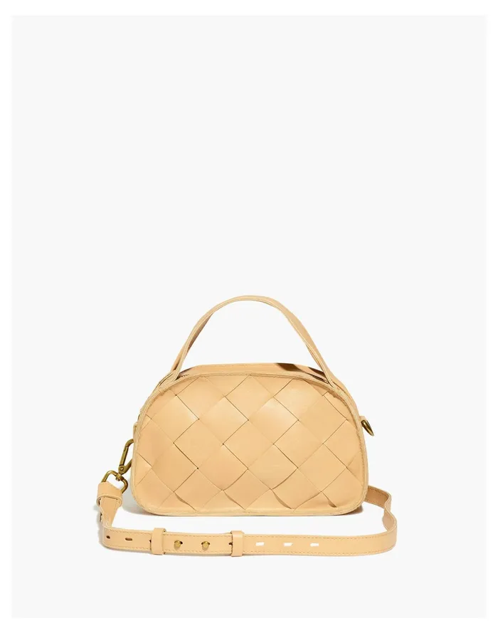 Women The Sydney Zip Top Crossbody Bag Desert Dune Madewell Crossbody Bags