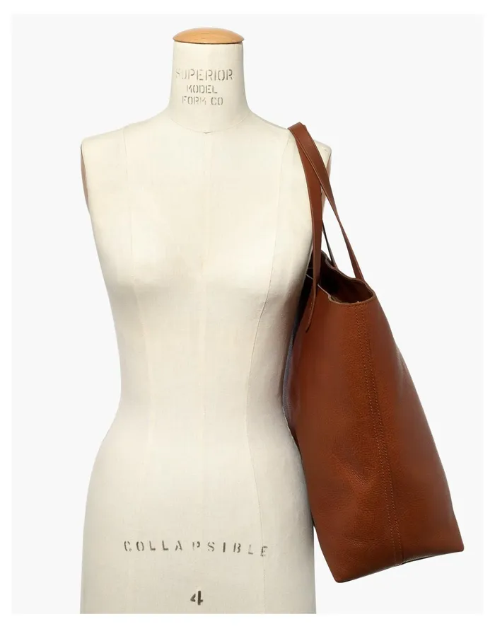 Women The Zip Top Transport Tote English Saddle Madewell Totes Women The Zip Top Transport Tote English Saddle Madewell Totes