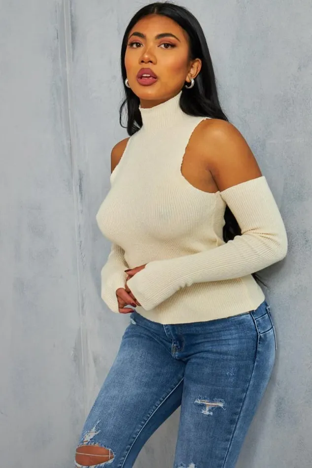 Women Top En Maille Beige Ctel Col Montant Mitaines Longues Beige Brentiny Paris Lace Tops Women Top En Maille Beige Ctel Col Montant Mitaines Longues Beige Brentiny Paris Lace Tops