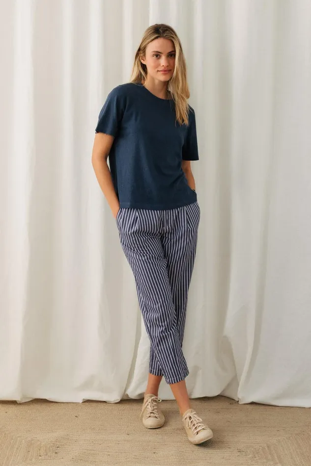 Women Tops Women 8211 Adele 8211 Navy TWOTHIRDS Tops