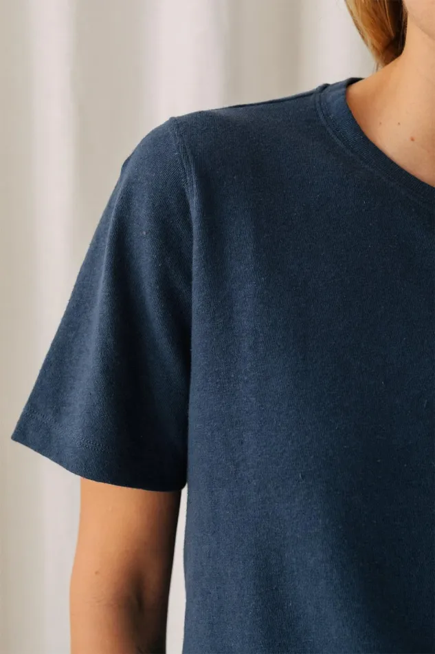 Women Tops Women 8211 Adele 8211 Navy TWOTHIRDS Tops