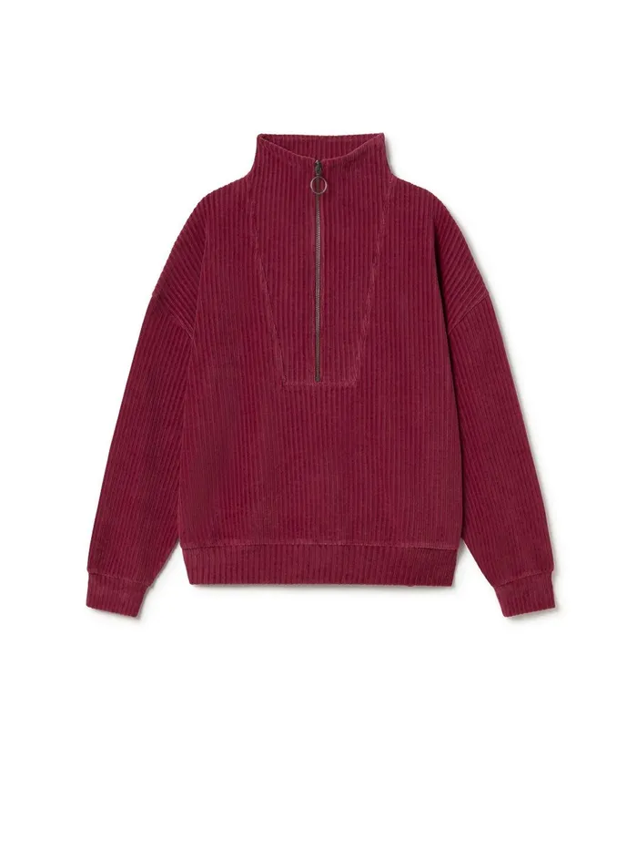 Women Tops Women 8211 Maribor 8211 Dark Cranberry TWOTHIRDS Loungewear