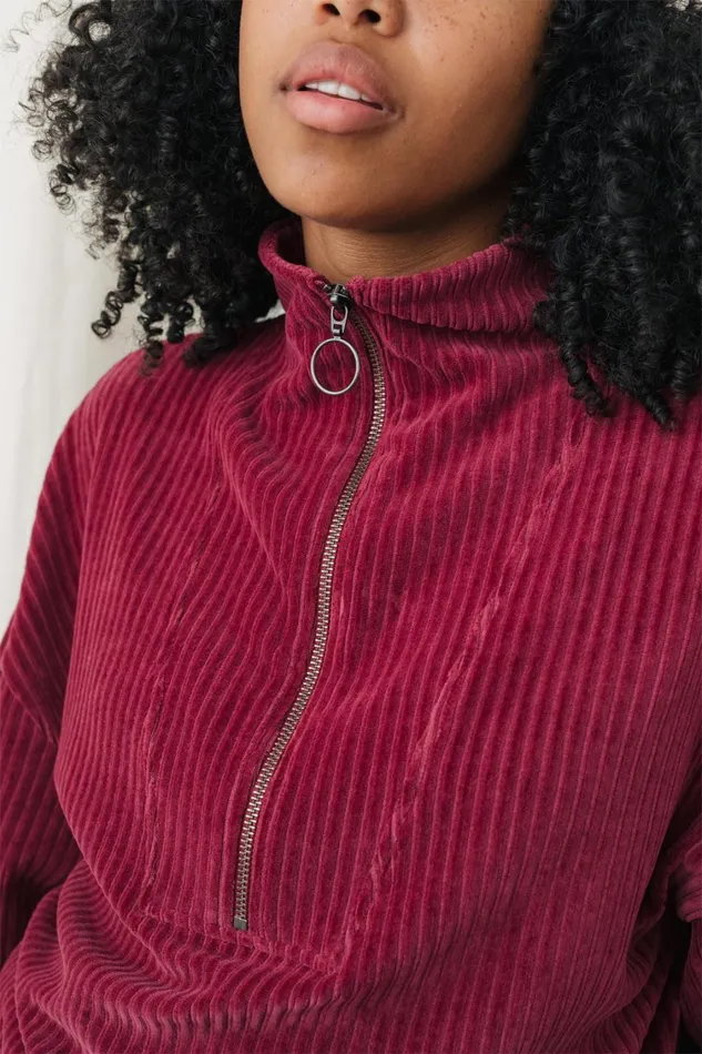 Women Tops Women 8211 Maribor 8211 Dark Cranberry TWOTHIRDS Loungewear