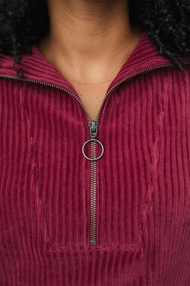 Women Tops Women 8211 Maribor 8211 Dark Cranberry TWOTHIRDS Loungewear