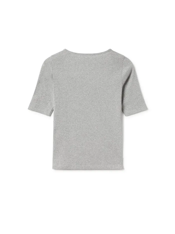 Women Tops Women 8211 Shikine 8211 Grey Melange TWOTHIRDS Tops