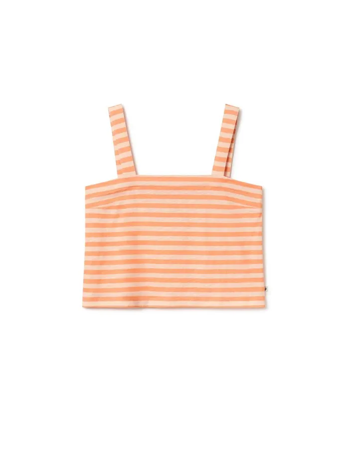 Women Tops Women 8211 Torsa 8211 Tangerine Stripes TWOTHIRDS Tops