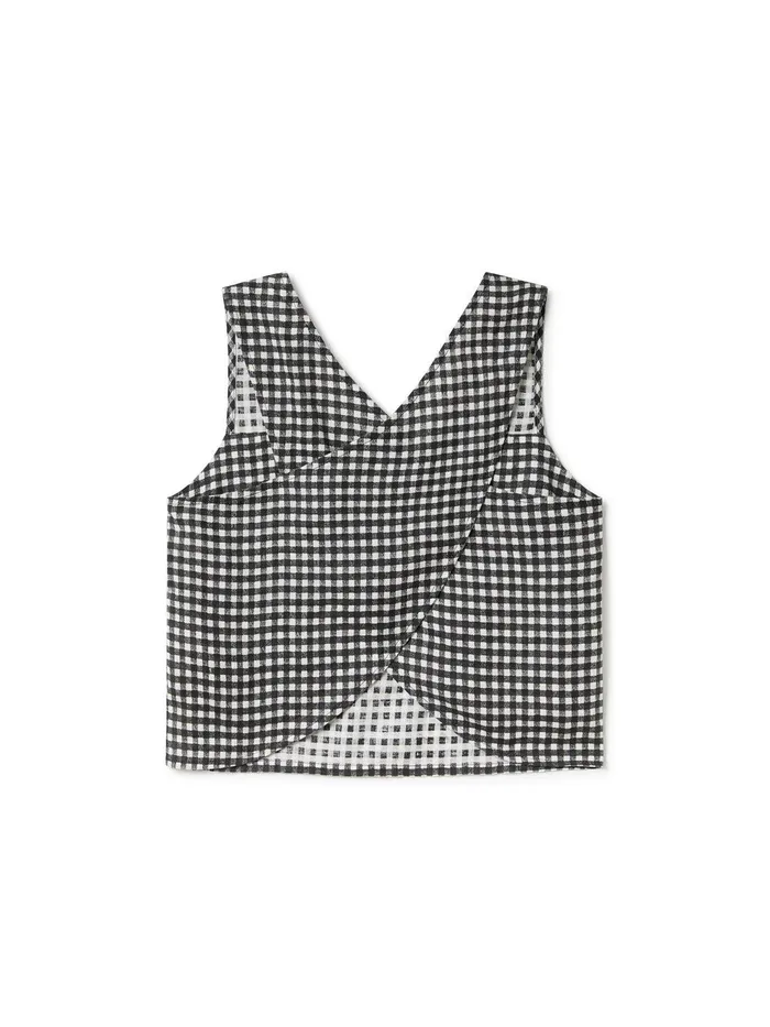 Women Tops Women 8211 Virmaila 8211 Vichy Black And White TWOTHIRDS Shirts