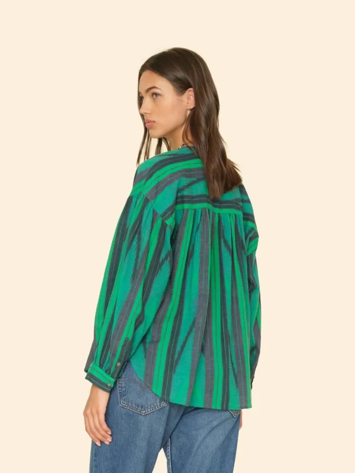 Women Tops Xirena Green Woods Romi Top