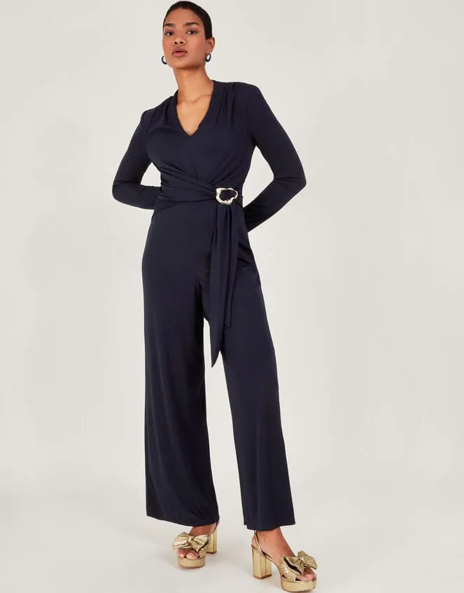Women Toria Trim Jumpsuit Blue Monsoon Occasionwear
