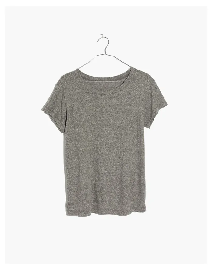 Women Triblend Ex Boyfriend Tee Hthr Pewter Madewell Tees Women Triblend Ex Boyfriend Tee Hthr Pewter Madewell Tees