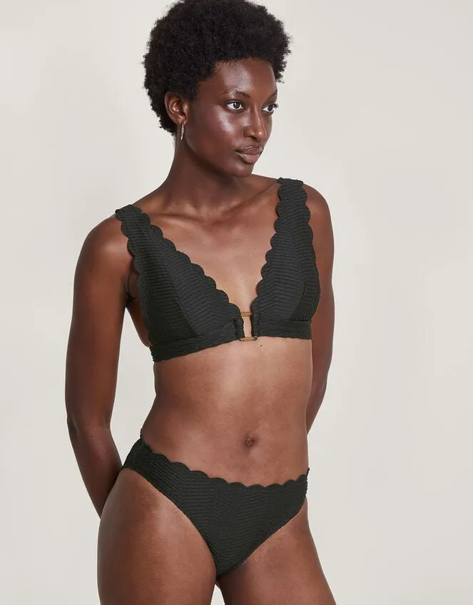 Women Una Bikini Bottoms Black Monsoon Beachwear and Swimwear