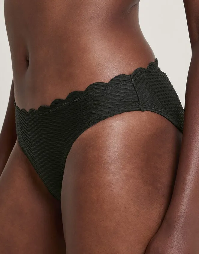 Women Una Bikini Bottoms Black Monsoon Beachwear and Swimwear