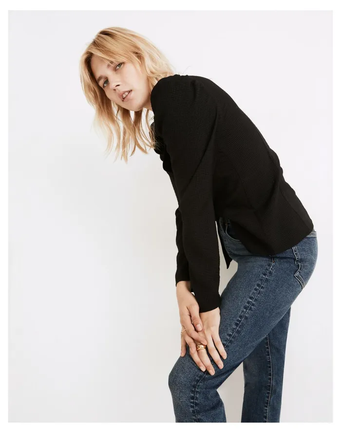 Women Westover Top True Black Madewell Tops and Shirts Women Westover Top True Black Madewell Tops and Shirts