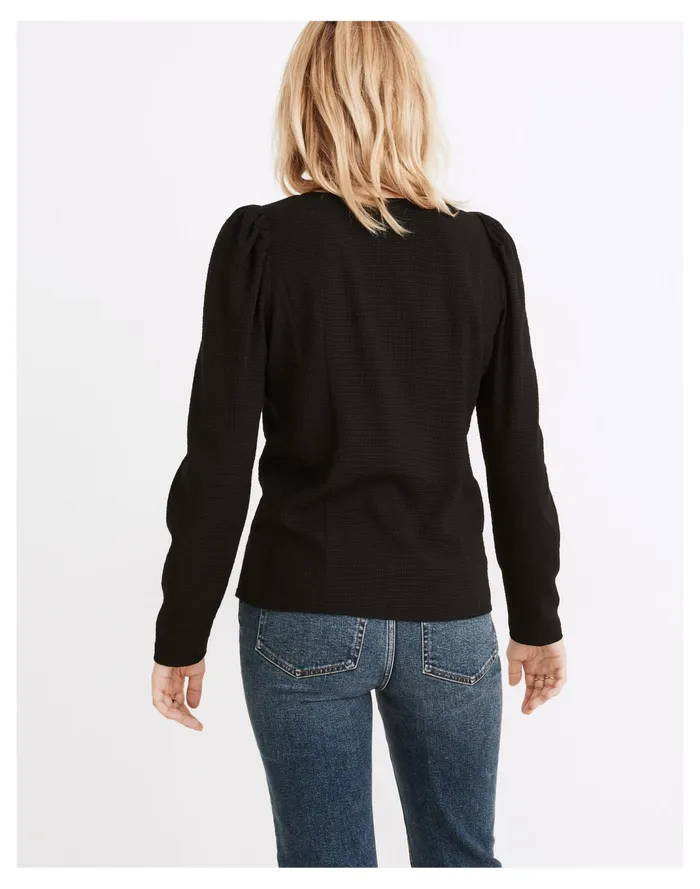 Women Westover Top True Black Madewell Tops and Shirts Women Westover Top True Black Madewell Tops and Shirts