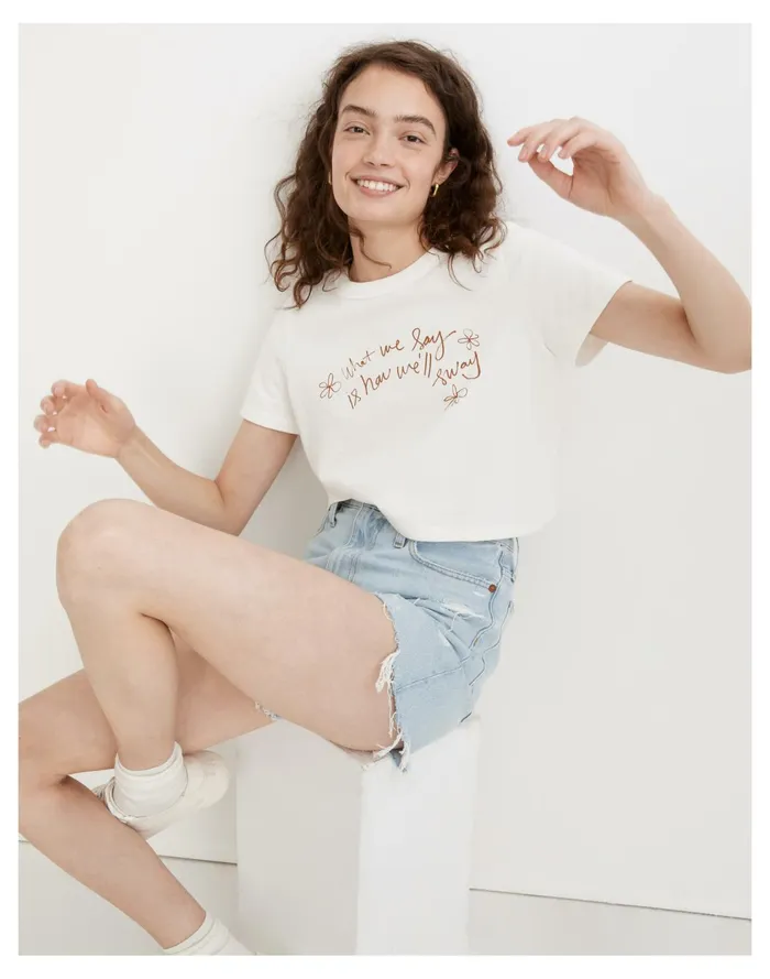 Women X Tess Guinery Perfect Vintage Tee Lighthouse Madewell Tees Women X Tess Guinery Perfect Vintage Tee Lighthouse Madewell Tees
