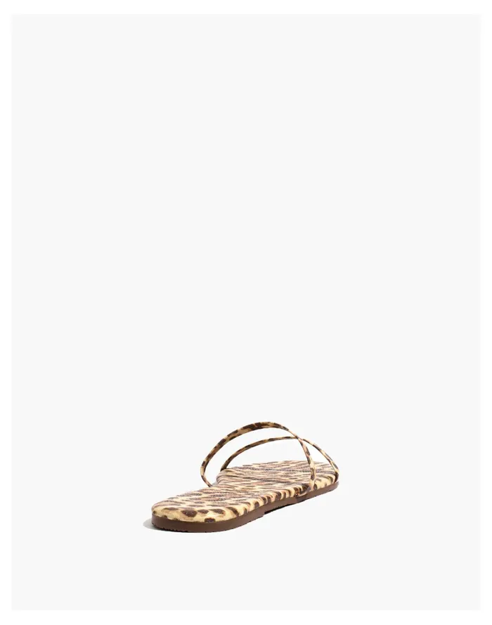 Women X TKEES Gemma Leather Sandals In Leopard Print Leopard Madewell Sandals Women X TKEES Gemma Leather Sandals In Leopard Print Leopard Madewell Sandals