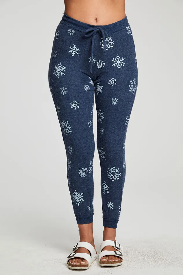 Womens Bottoms Chaser Brand Snowflake Pants
