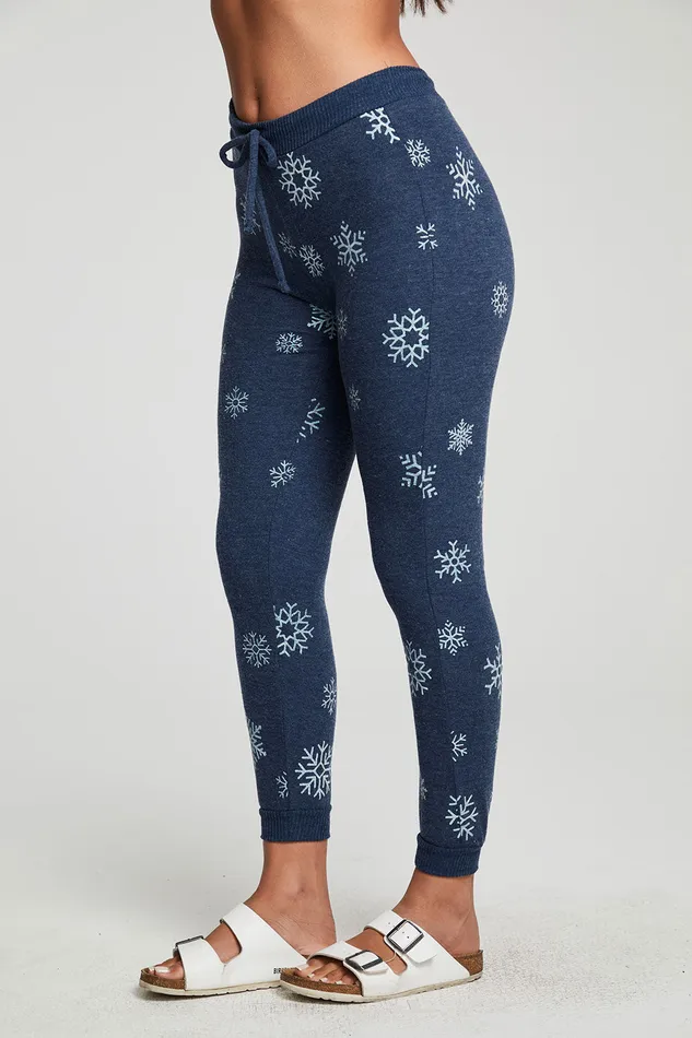 Womens Bottoms Chaser Brand Snowflake Pants