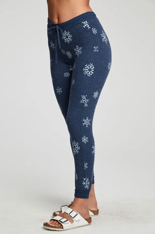 Womens Bottoms Chaser Brand Snowflake Pants