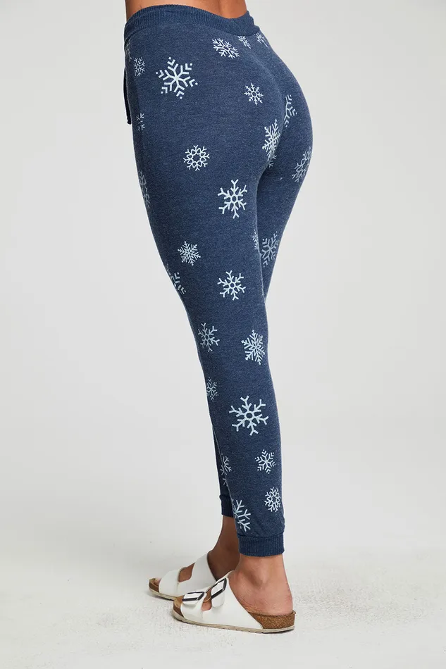 Womens Bottoms Chaser Brand Snowflake Pants