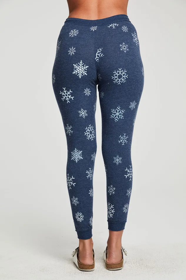 Womens Bottoms Chaser Brand Snowflake Pants