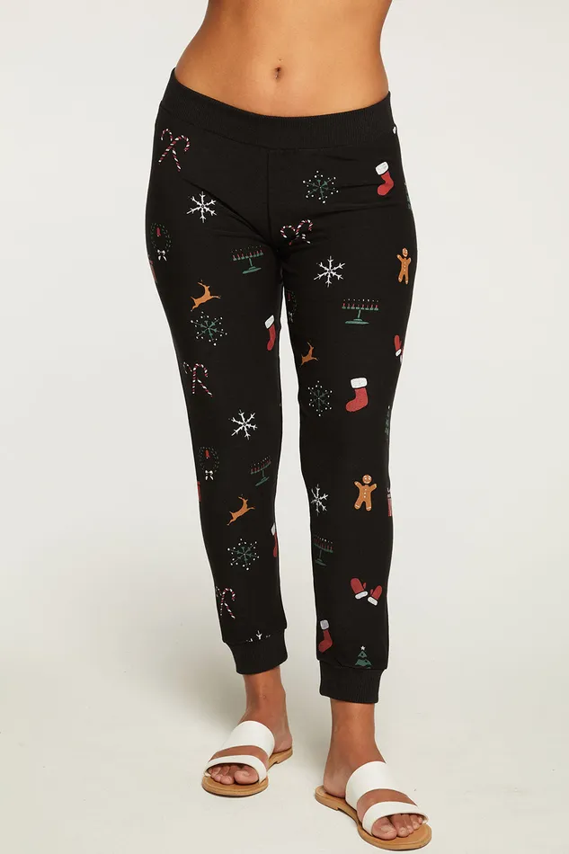 Womens Holiday Stitch Pants Bottoms Chaser Brand Womens Holiday Stitch Pants Bottoms Chaser Brand