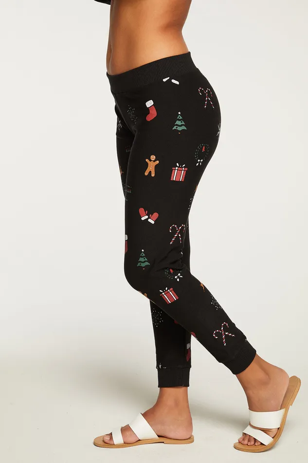 Womens Holiday Stitch Pants Bottoms Chaser Brand Womens Holiday Stitch Pants Bottoms Chaser Brand