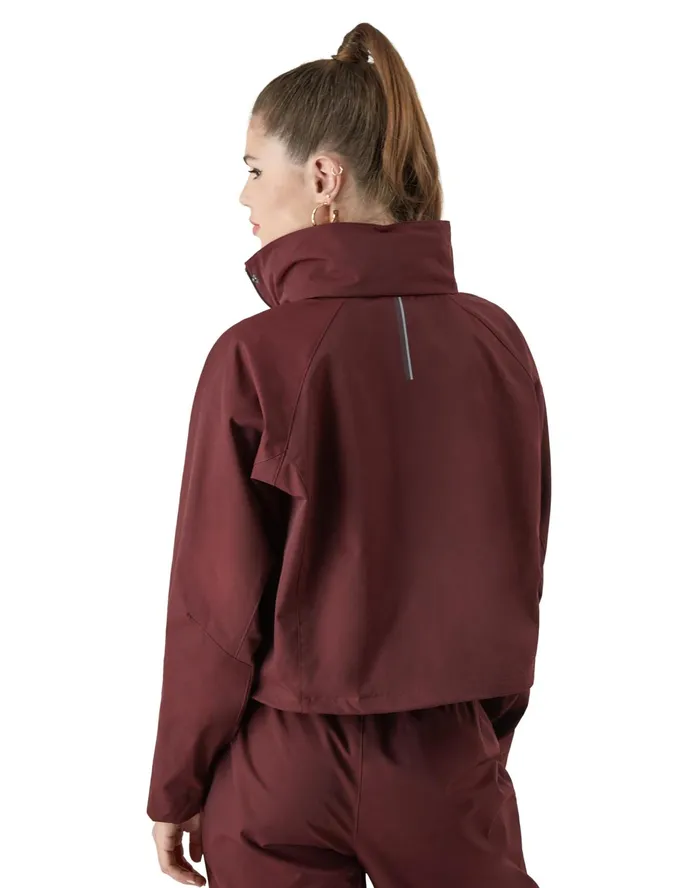 Woven Utility Jacket C Logo Team Burgundy Women Champion Jackets