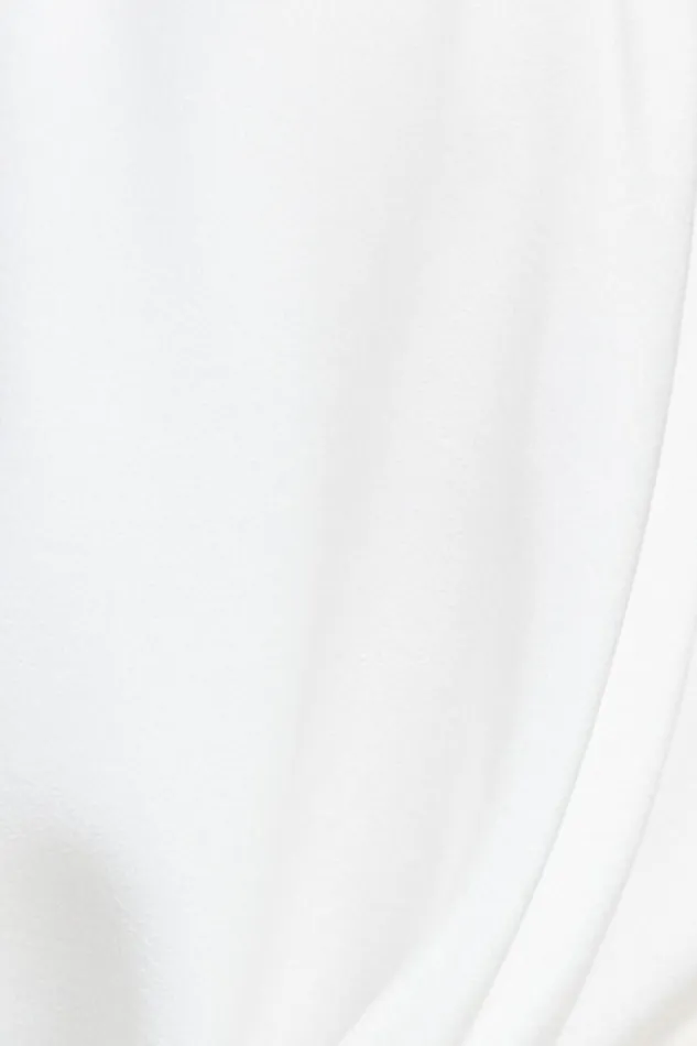 Zephyr Bodysuit 8211 Plunge Neck Cowl Bodysuit In White Women Showpo Curve Clothes